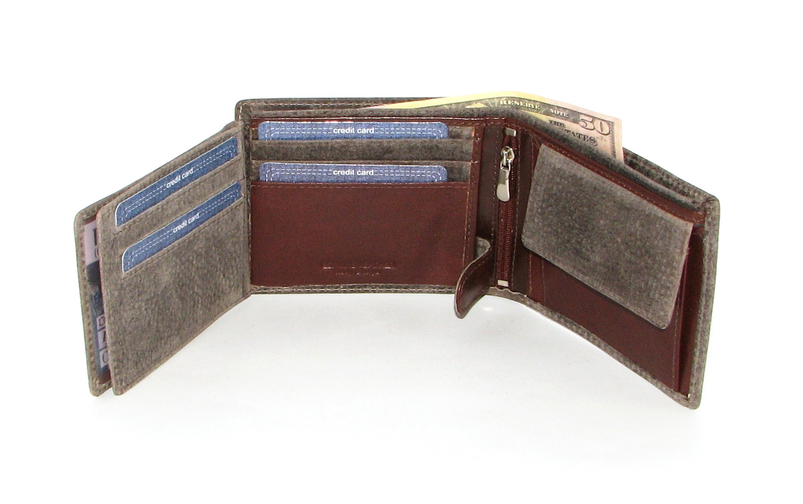 Кошелек мужской N992-VTP GREY Forever Young Кошелек мужской N992-VTP GREY Forever Young